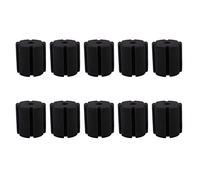 Gvvsjgdbis Lot de 10 éponges biochimiques de rechange pour filtre d'aquarium Noir