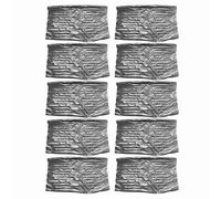 Gvvsjgdbis Lot de 10 films hydrographiques hydrographiques en fibre de carbone pour transfert d'eau Noir 0,5 x 2 m