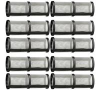 Gvvsjgdbis Lot de 10 filtres de pulvérisation de peinture sans air 390 395 490 495 595 Filtre collecteur de pompe 60 mailles compatible 246384