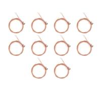 Gvvsjgdbis Lot de 10 jeux de 6 cordes en cuivre pur pour guitare classique et ukulélé, accessoires en cuivre rouge