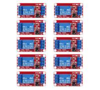 Gvvsjgdbis Lot de 10 modules de relais DC 12 V 1 canal avec optocoupleur isolation, support haut ou bas