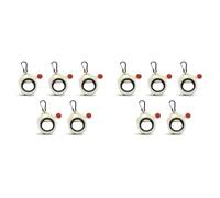 Gvvsjgdbis Lot de 10 organiseurs d'attaches de câble, porte-cravates pour serre-câbles de 10,2 cm, 20,3 cm, 30,5 cm, 45,7 cm, sans attache