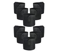 Gvvsjgdbis Lot de 10 sacs de culture en tissu avec poignées pour pommes de terre de 10 litres