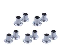 Gvvsjgdbis Lot de 10 supports de tringle en acier inoxydable pour penderie 25 mm