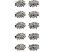 Gvvsjgdbis Lot de 1000 vis de protection pour guitare électrique et basse Argenté