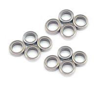 Gvvsjgdbis Lot de 12 roulements 144001-1297 pour 144001 1/14 4WD RC Pièces de rechange Accessoires de mise à niveau, 7 x 11 x 3