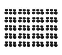 Gvvsjgdbis Lot de 120 boutons de commande en plastique noir pour cuisinière à gaz
