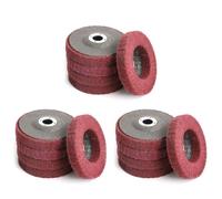Gvvsjgdbis Lot de 15 disques à lamelles en fibre de nylon de 10,2 cm pour meuleuse d'angle
