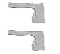 Gvvsjgdbis Lot de 2 bandages de stabilité d'épaule de compression réglables pour épaule droite gauche et droite Taille M