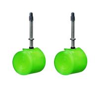 Gvvsjgdbis Lot de 2 chambres à air ultra légères en TPU pour pneu de vélo de route 700C 18 23 25 28 32C Longueur valve française 80 mm
