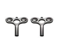 Gvvsjgdbis Lot de 2 clés à tambour - Clé à tête carrée - Avec mouvement continu - Bouton de vitesse universel