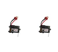Gvvsjgdbis Lot de 2 contrôleurs de vitesse électroniques sans balais ESC QZJ06 pour Xinlehong Q901 Q902 1/16 RC Pièces de rechange Accessoires