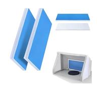 Gvvsjgdbis Lot de 2 filtres de cabine, design double couche pour amateurs de peinture, cabines