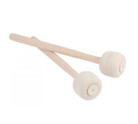 Gvvsjgdbis Lot de 2 grands marteaux de caisse claire en feutre en bois pour entraînement à la percussion 81,3 x 5,8 x 5,8 cm