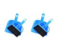 Gvvsjgdbis Lot de 2 mini pelle à poussière et brosse pour jouets pour cochon d'Inde, hamster, hérisson, petit balai et poussière