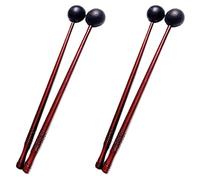 Gvvsjgdbis Lot de 2 paires de maillets de tambour en caoutchouc souple pour percussions à bûches et percussions de clavier