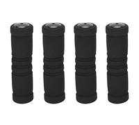 Gvvsjgdbis Lot de 2 paires de poignées de guidon de vélo en éponge souple Noir