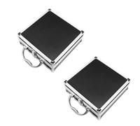 Gvvsjgdbis Lot de 2 petites boîtes à outils en alliage d'aluminium pour accessoires