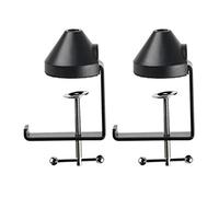 Gvvsjgdbis Lot de 2 pinces de fixation en métal pour fixation sur table de microphone