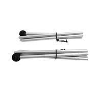 Gvvsjgdbis Lot de 2 piquets de tente de plage pliables et portables en alliage d'aluminium pour réparation de fêtes de camping
