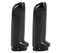 Gvvsjgdbis Lot de 2 poignées de frein à main universelles en fibre de carbone pour E46 E90 E92 E60 E39 F30 F34 F10 F20