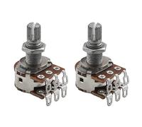 Gvvsjgdbis Lot de 2 potentiomètres d'équilibre MN500K à double mélange (POT) pour guitare, basse, volume