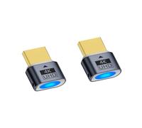 Gvvsjgdbis Lot de 2 prises factices compatibles 4K HDR pour moniteur virtuel EDID Émulateur fantôme sans tête 4K 60 Hz 1080 120 Hz A