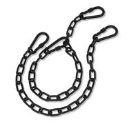 Gvvsjgdbis Lot de 2 quincaillerie de chaise suspendue robuste pour hamac, balancelle, sac de sable, sac de sable, intérieur et extérieur, yoga, gym (noir)