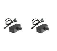 Gvvsjgdbis Lot de 2 régulateurs de vitesse PWM, régulateur de ventilateur PWM à 4 broches, régulateur PWM, bloc d'alimentation USB de type C, refroidissement de l'eau DIY, refroidisseur d'eau, option