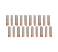 Gvvsjgdbis Lot de 20 buses de soudage MB15AK - Revêtement de pointe - Protège les buses de gaz M6 - 0,8 mm - Pièces d'outils de soudage MIG