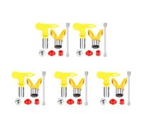 Gvvsjgdbis Lot de 20 outils de peinture sans air de 30 cm avec embout de pulvérisation 517 et protecteur de buse
