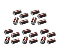 Gvvsjgdbis Lot de 200 bornes de rail DIN, 0,08-4 mm² - 211 bornes de rail DIN, kit de borniers noirs, bloc de connexion électrique