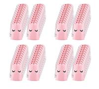 Gvvsjgdbis Lot de 200 trousses de maquillage en plastique avec cordon de serrage Rose Taille L