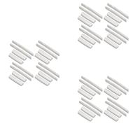 Gvvsjgdbis Lot de 24 chevalet et sillet en os pour guitare acoustique à 6 cordes en os véritable 48 pièces