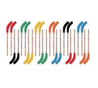 Gvvsjgdbis Lot de 24 crayons et gommes de hockey - Fournitures sur le thème du sport pour les fans de hockey et les étudiants