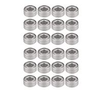Gvvsjgdbis Lot de 24 roulements en acier 3 x 6 x 2 mm pour C14 C24 C34 C44 MN D90 MN-90 MN99S Pièces de rechange pour voiture RC Accessoires de mise à niveau