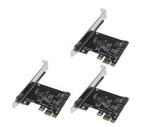 Gvvsjgdbis Lot de 3 adaptateurs PCIe PCI Express vers SATA3.0 2 ports III 6G