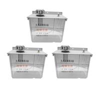 Gvvsjgdbis Lot de 3 boîtes à eau de lubrification CNC 3 L avec filtre tour, fraisage, perceuse et réservoir d'huile