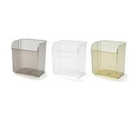 Gvvsjgdbis Lot de 3 boîtes de rangement en plastique transparent pour tiroir de réfrigérateur