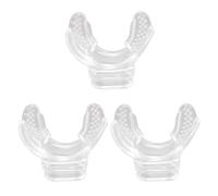 Gvvsjgdbis Lot de 3 embouts de plongée en silicone anti-allergiques