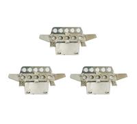 Gvvsjgdbis Lot de 3 pièces de rechange pour MN Model 1:12 D90 D91 D99S RC Car Spare Parts Upgrade Metal Front Armor Protection Guard