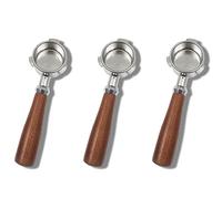 Gvvsjgdbis Lot de 3 porte-filtres sans fond de 54 mm pour Express BES870XL BES870BSXL BES878BSS BES880BSS BES840XL et plus C