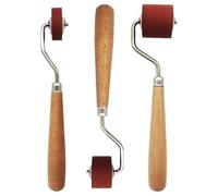 Gvvsjgdbis Lot de 3 rouleaux encreurs en caoutchouc pour estampage, impression, gravure