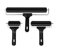 Gvvsjgdbis Lot de 3 rouleaux réutilisables en caoutchouc pour impression sur gel