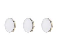 Gvvsjgdbis Lot de 3 tambourins pour adultes - 25,4 cm - Sonnette de tambour à main en métal - Jingles à percussion - Instrument musical éducatif