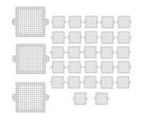 Gvvsjgdbis Lot de 30 attrape-cheveux jetables, 10,4 cm, autocollants en maille pour collecteur de cheveux pour douche, salle de bain, faciles à installer et à utiliser