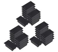 Gvvsjgdbis Lot de 30 compartiments pour batterie de guitare basse 9 V Noir