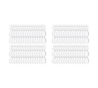 Gvvsjgdbis Lot de 360 boucles d'oreilles vierges avec crochets et anneaux ouverts en MDF brut en forme de larme