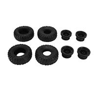 Gvvsjgdbis Lot de 4 accessoires de mise à niveau pour pneus de voiture RC MN D90 D91 D96 D99 MN90 MN99S 1/12 RC Car Spare Parts