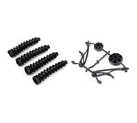 Gvvsjgdbis Lot de 4 cache-poussière en forme de tour de tour de 8 mm pour 1/5 Baha Km Baja et 1 kit de poulie arrière